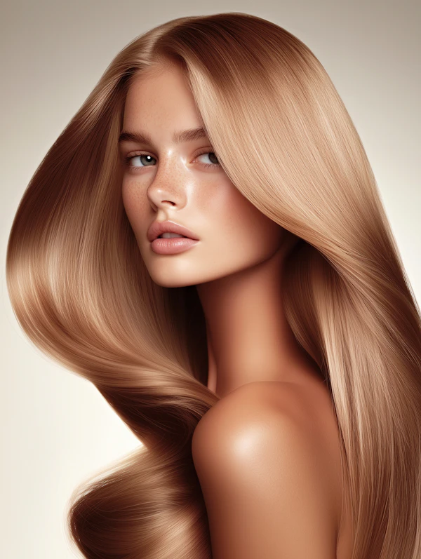 Portrait of a Woman with Blonde Hair
