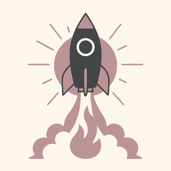 Rocket Launch Art