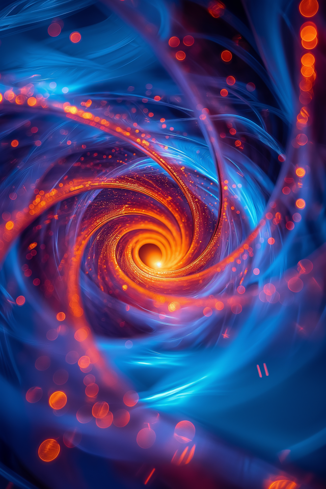 Abstract Vortex of Colors