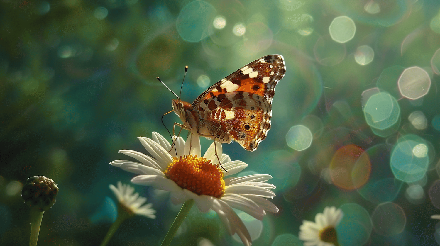 Butterfly on Daisy