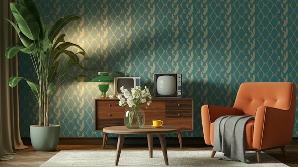 Retro Living Room Decor