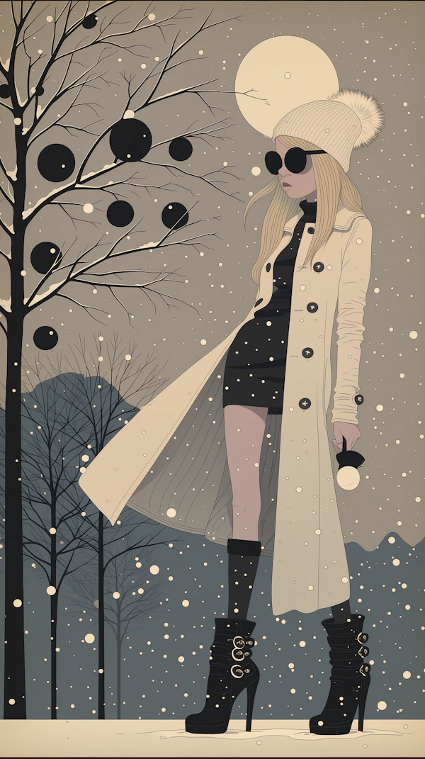 Winter Fashion Scene