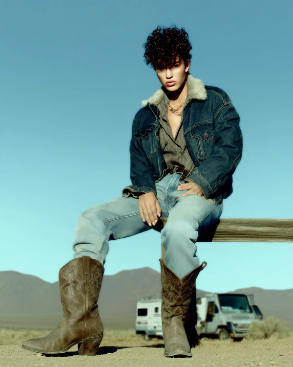 Desert Fence Portrait
