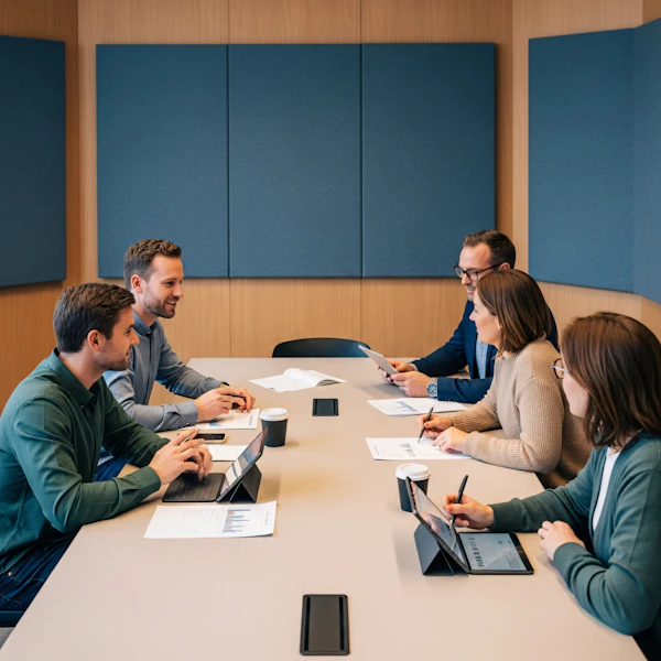 Office Meeting Scene