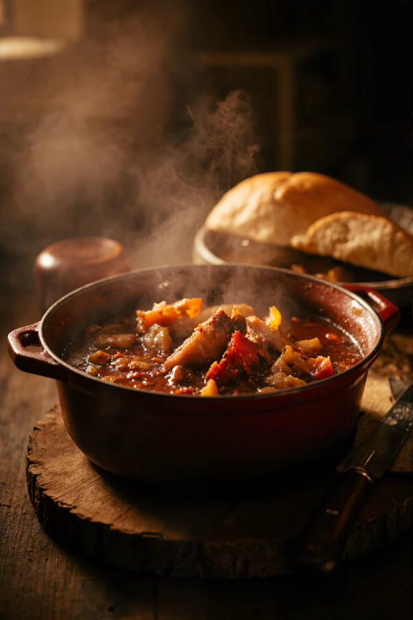Rustic Stew Scene
