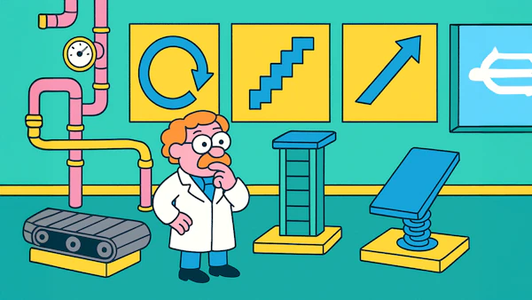 Cartoon Scientist Lab