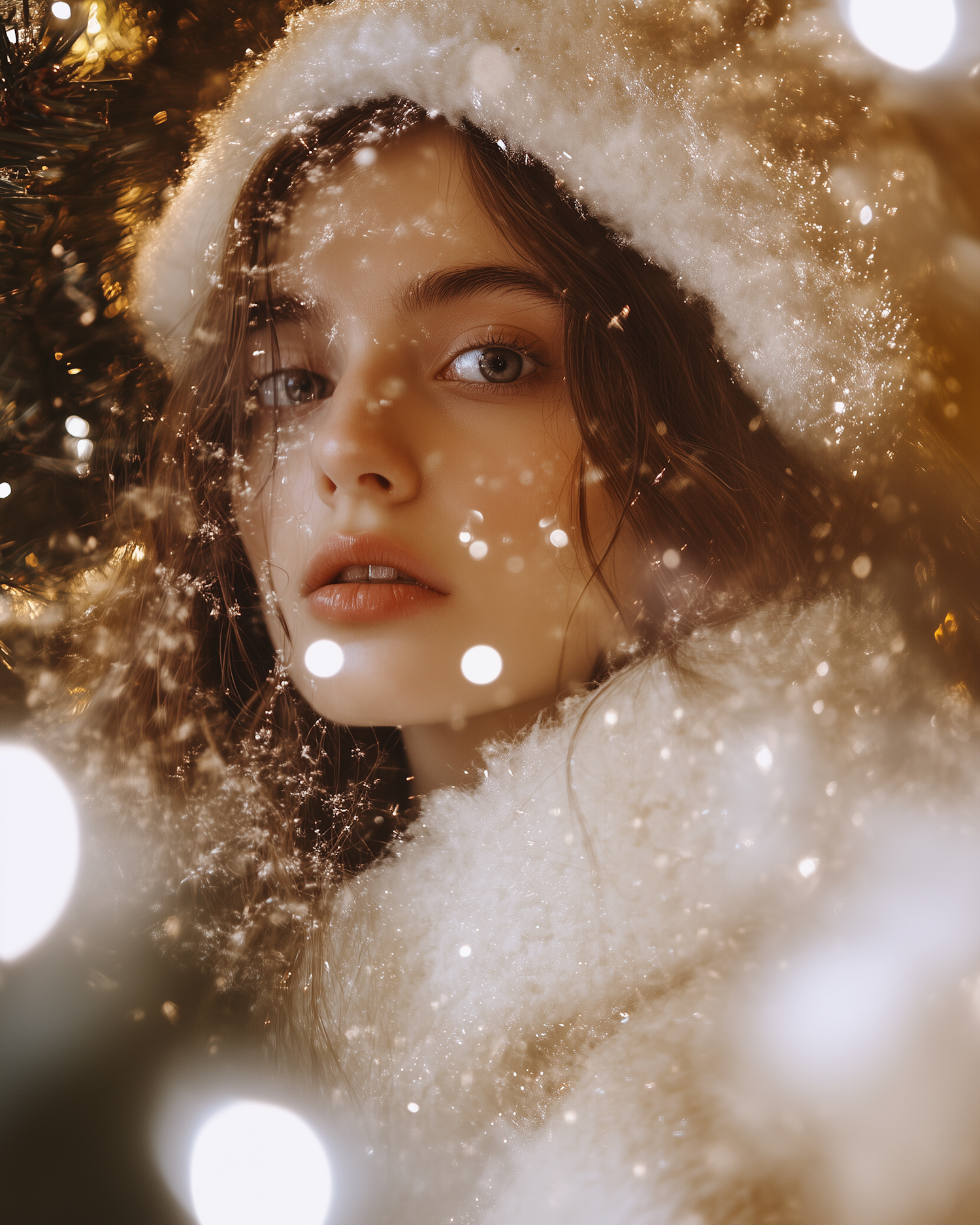 Serene Winter Portrait