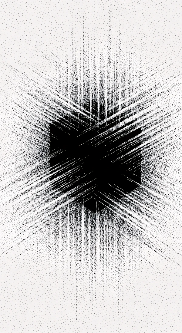 Monochromatic Abstract Art