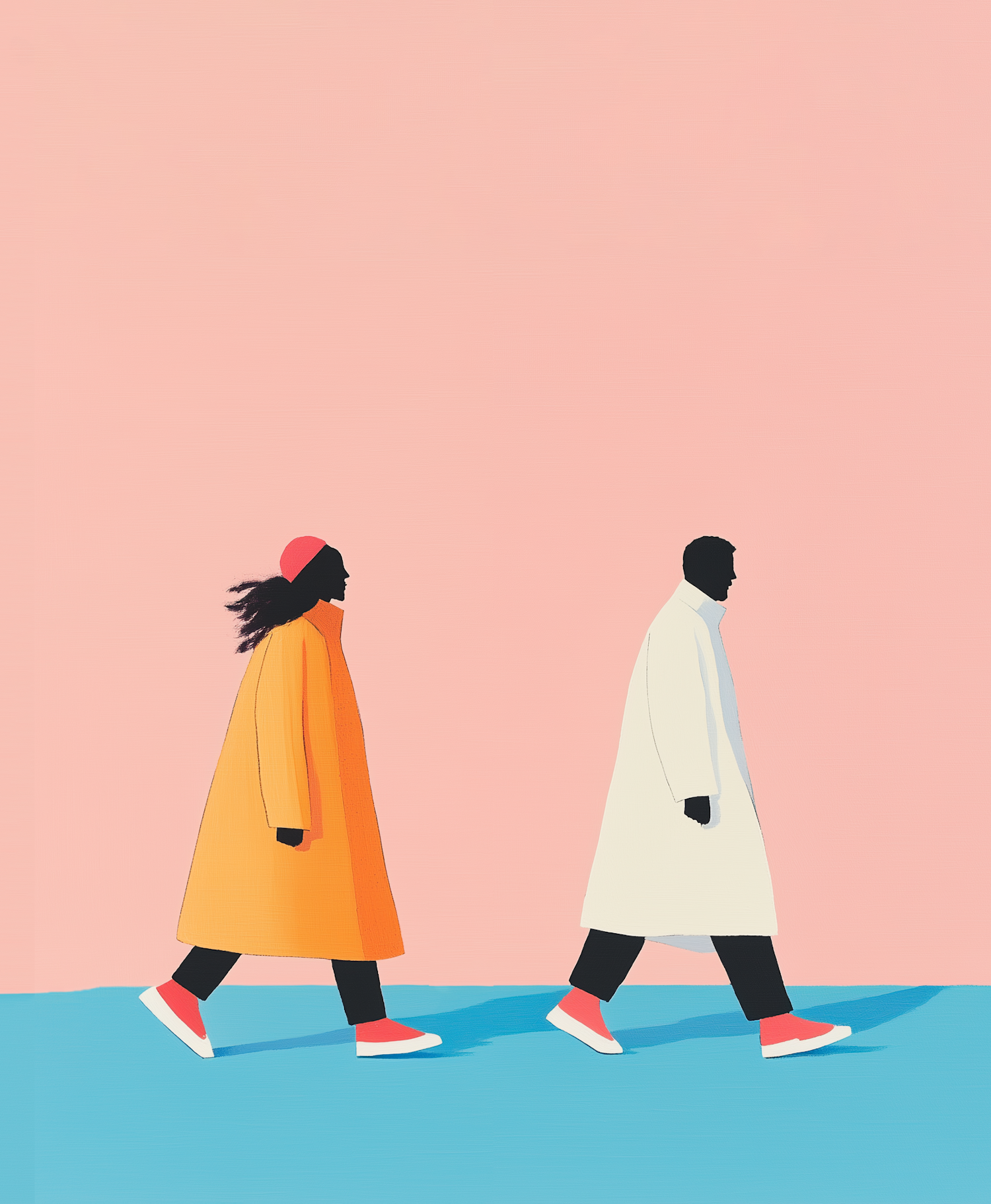 Minimalist Figures in Motion