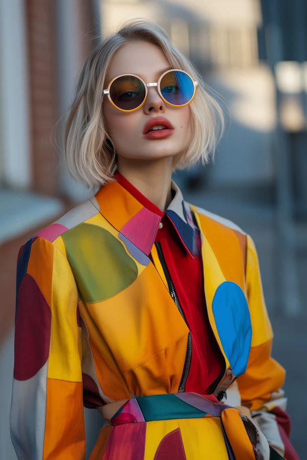 Stylish Woman Outdoors