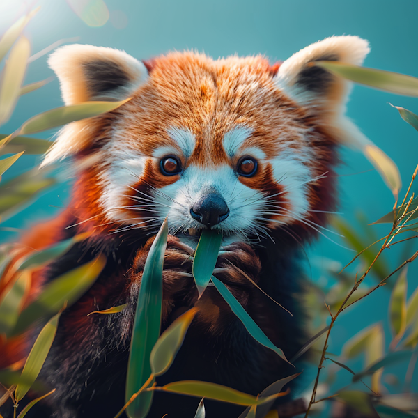 Serene Red Panda in Natural Habitat