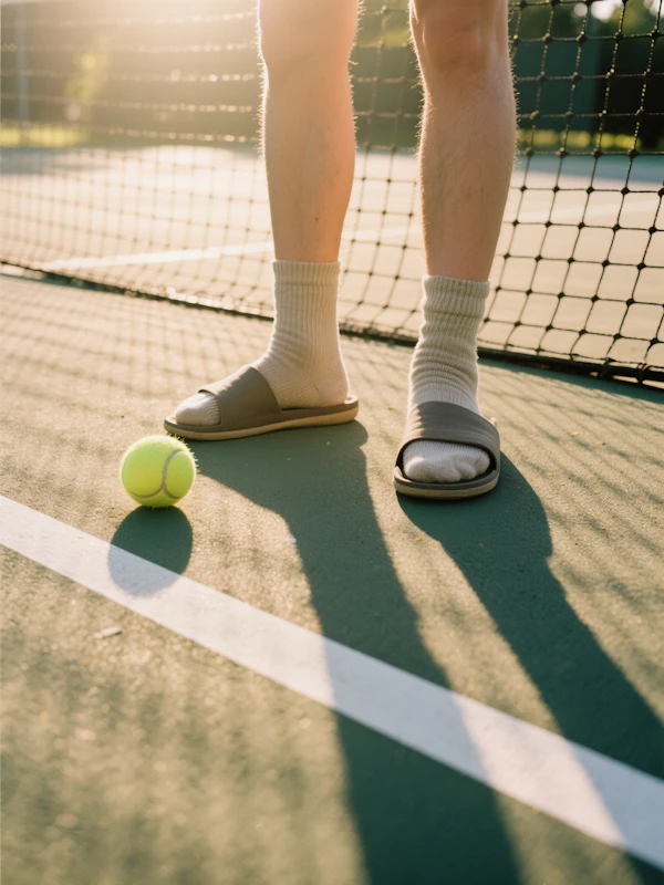 Tennis Court Close-Up