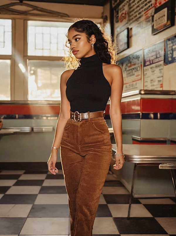 Retro Diner Portrait