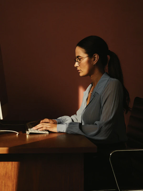 Focused Typing Scene