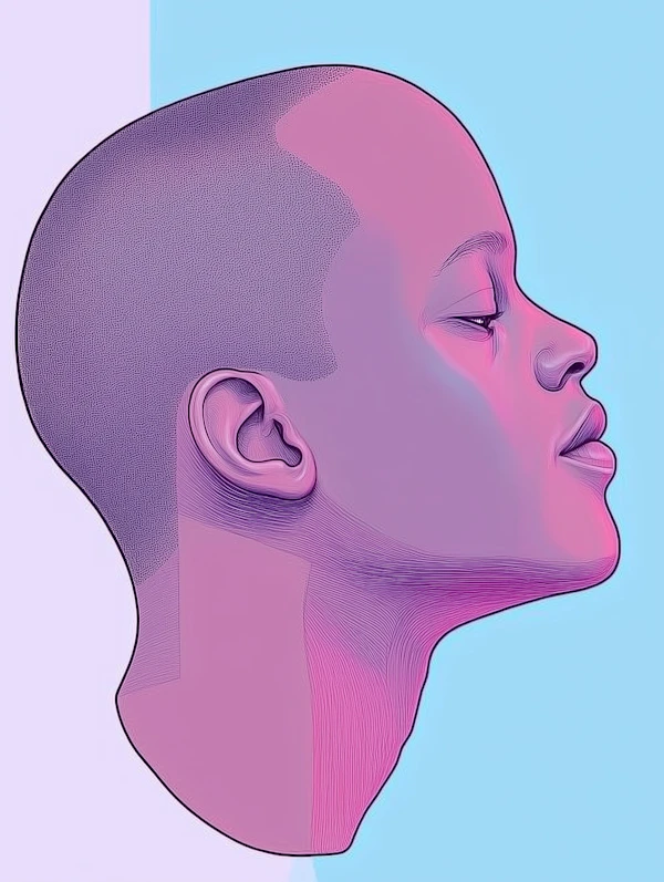Stylized Human Profile