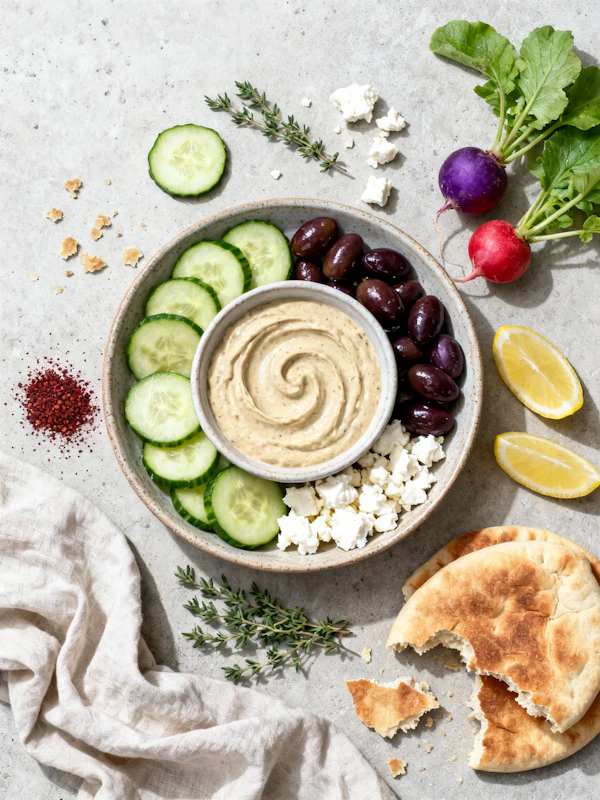 Mediterranean Dish Display