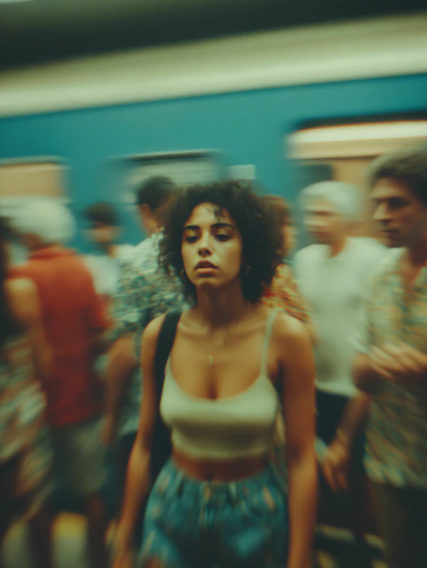 Subway Platform Scene