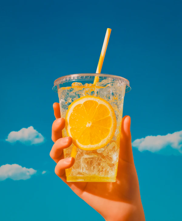 Lemon Drink in Hand