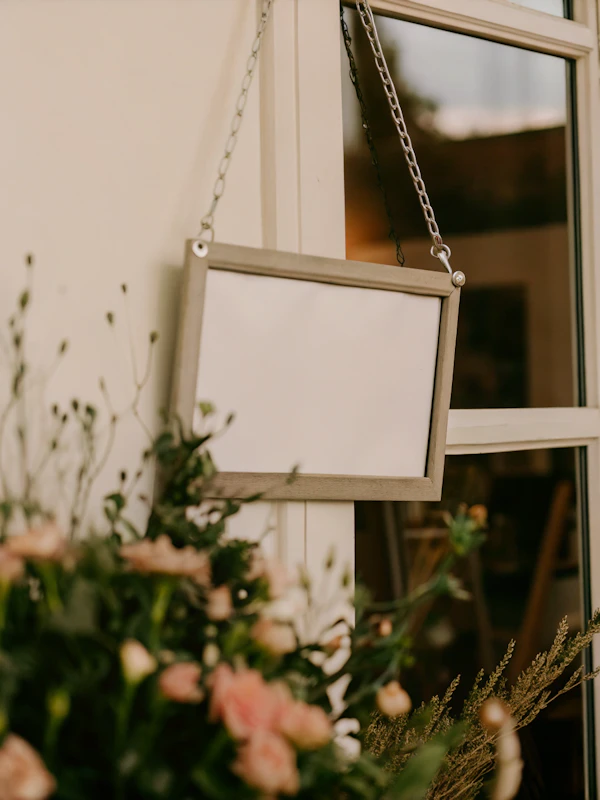 Wooden Signboard Display