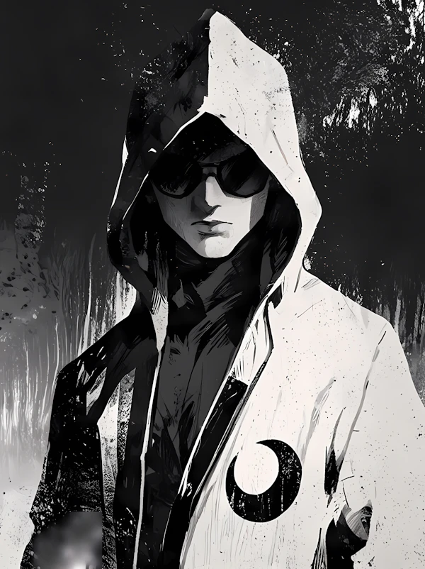 Mysterious Hooded Character