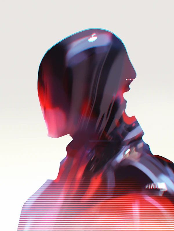 Futuristic Human Profile