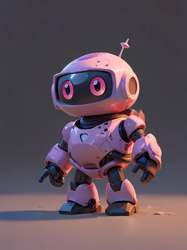Cute Futuristic Robot