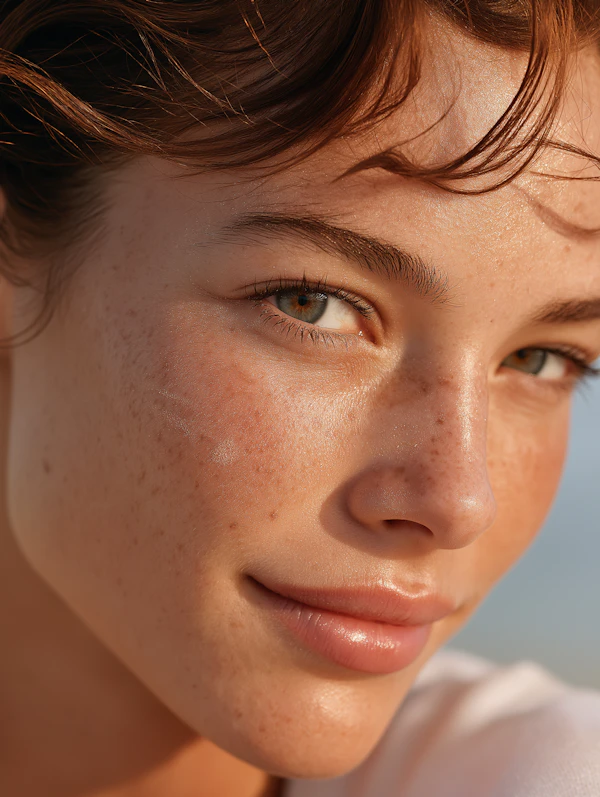 Freckled Beauty Portrait