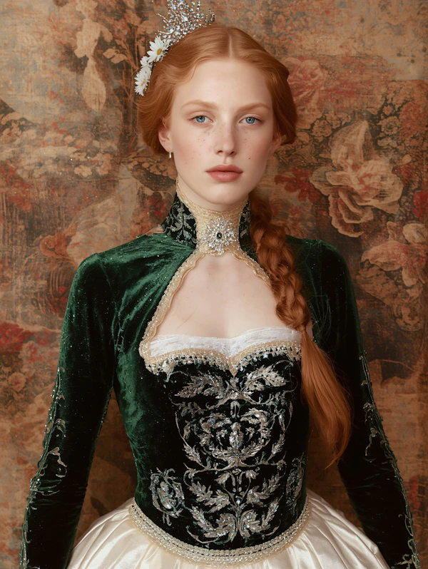 Elegant Vintage Portrait