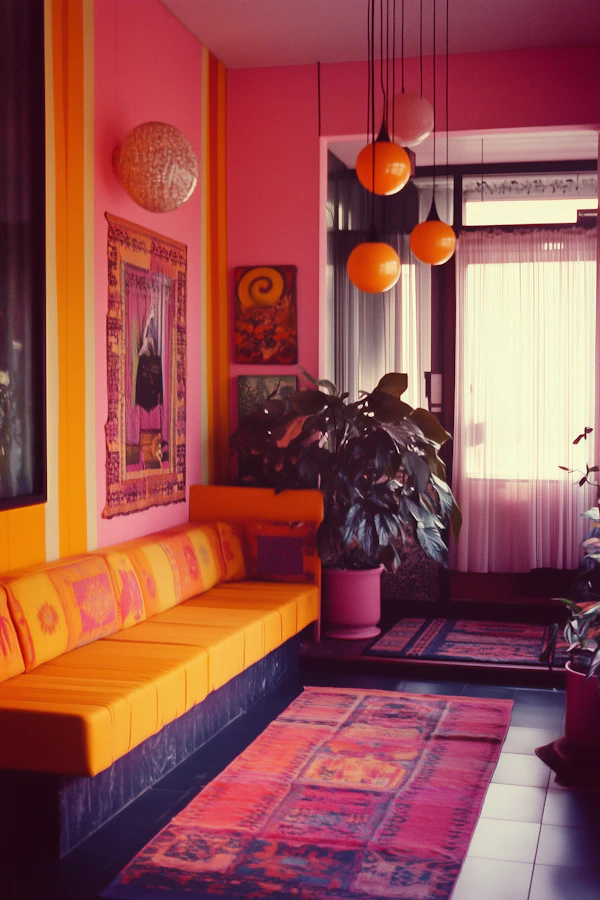 Vibrant Interior with Eclectic Decor