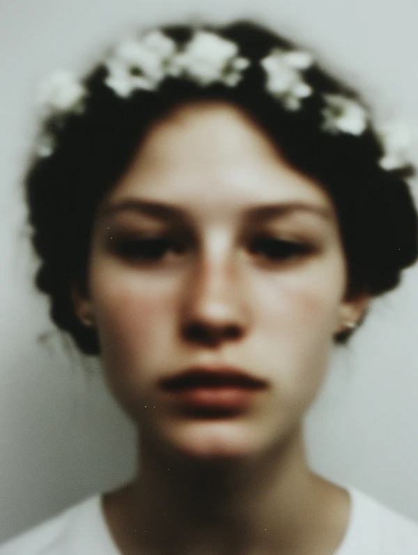 Dreamy Floral Portrait