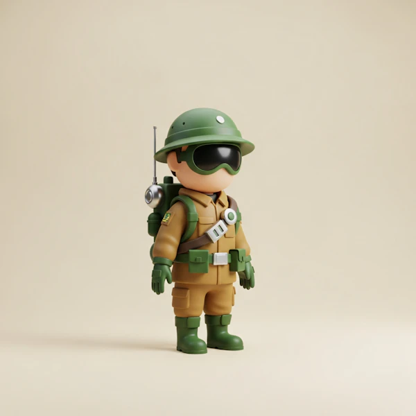 Cartoon Soldier Design