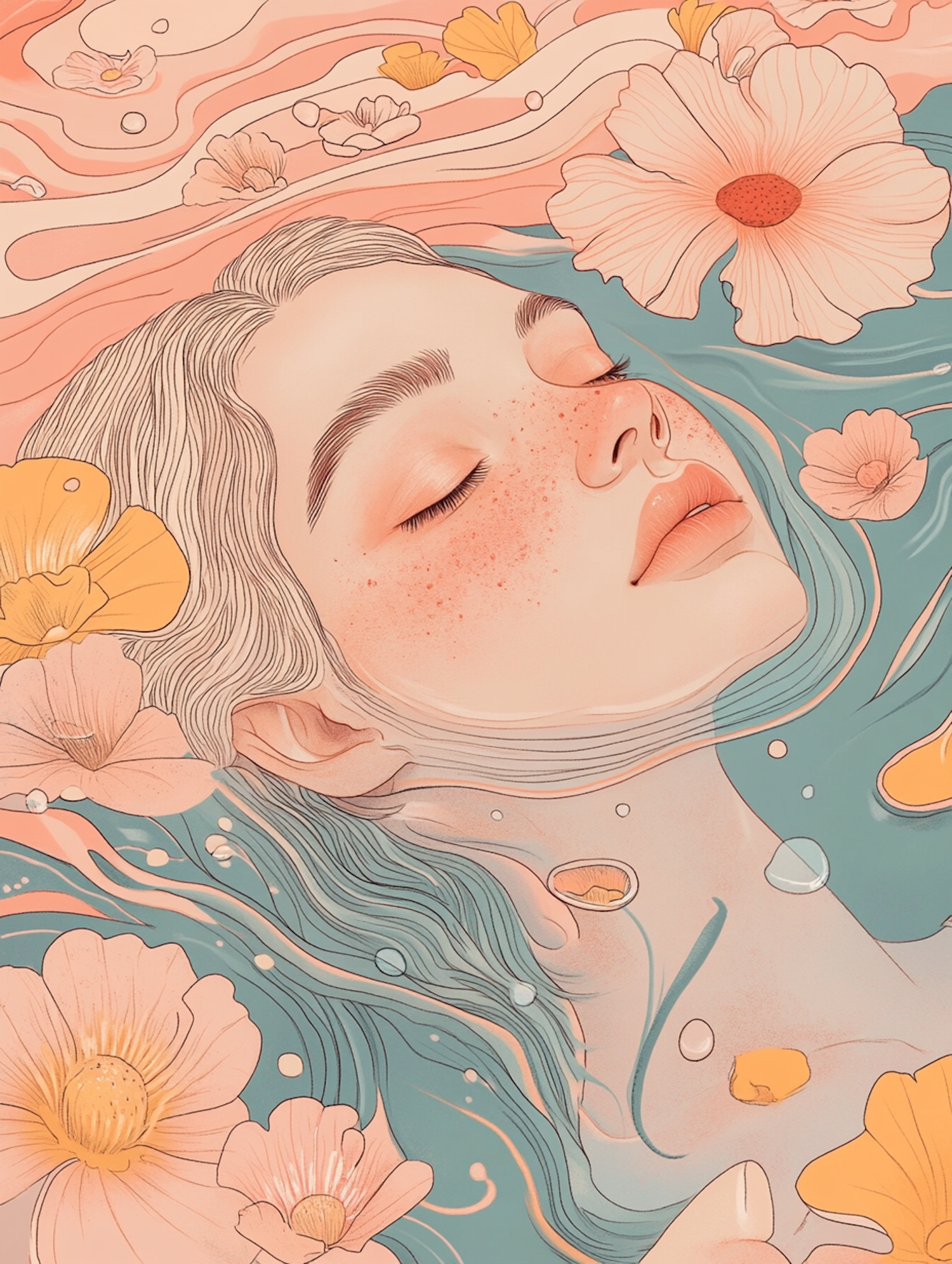 Serene Dreamlike Portrait