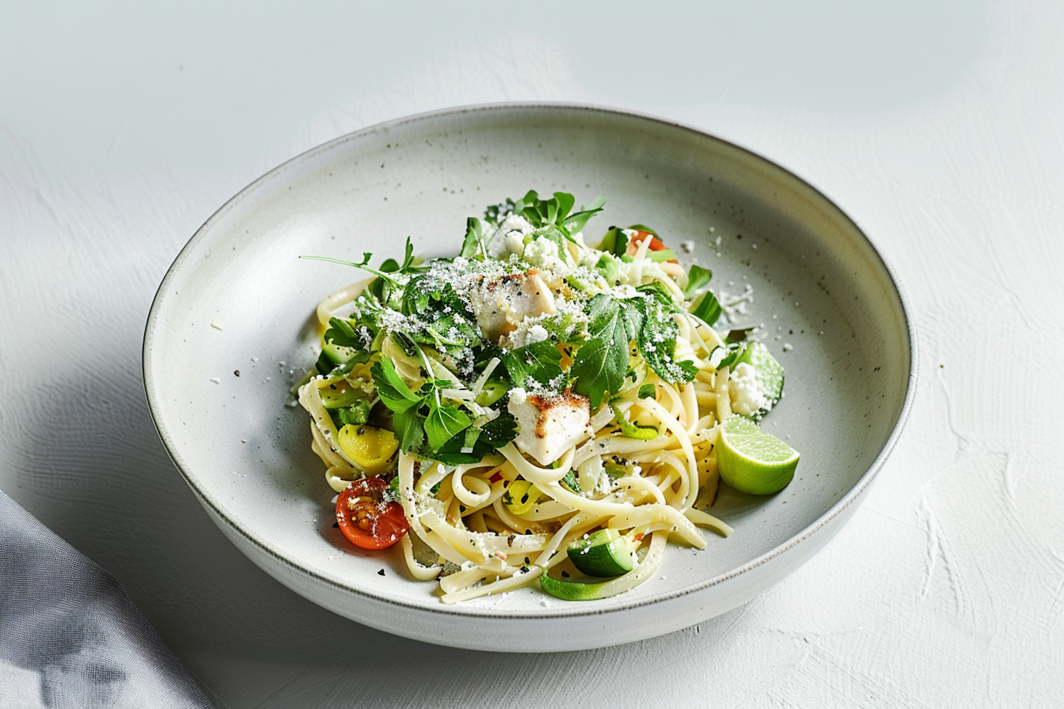 Refined Culinary Plate of Pasta