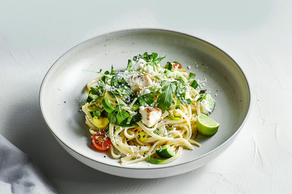 Refined Culinary Plate of Pasta
