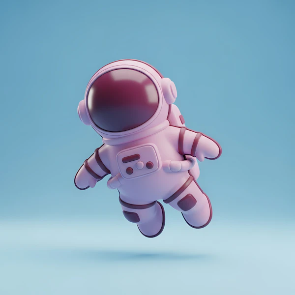 Cartoon Astronaut Art