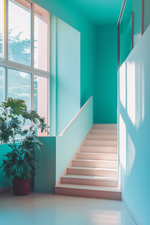 Modern Interior with Staircase
