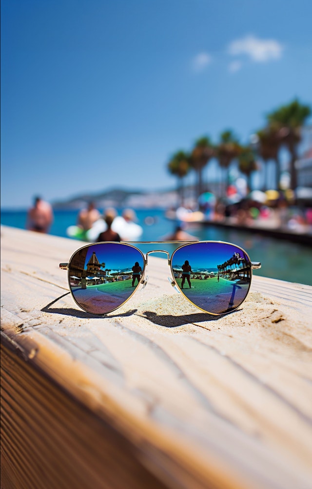 Reflections of a Beach Day