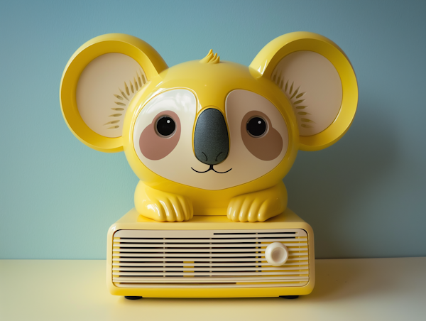 Cartoon Koala Desktop Fan