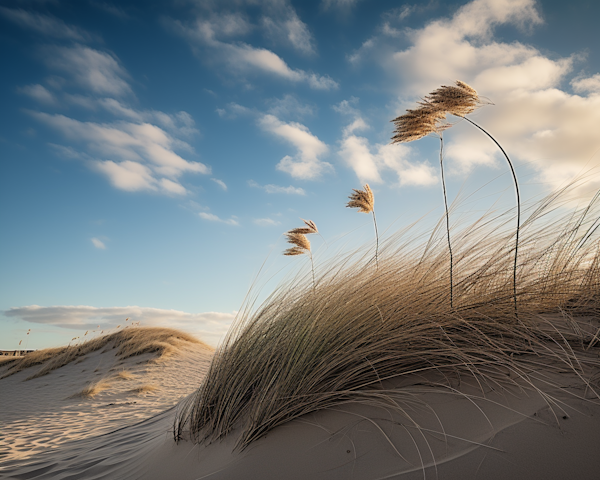 Tranquil Dunes and Marram Grass at Twilight