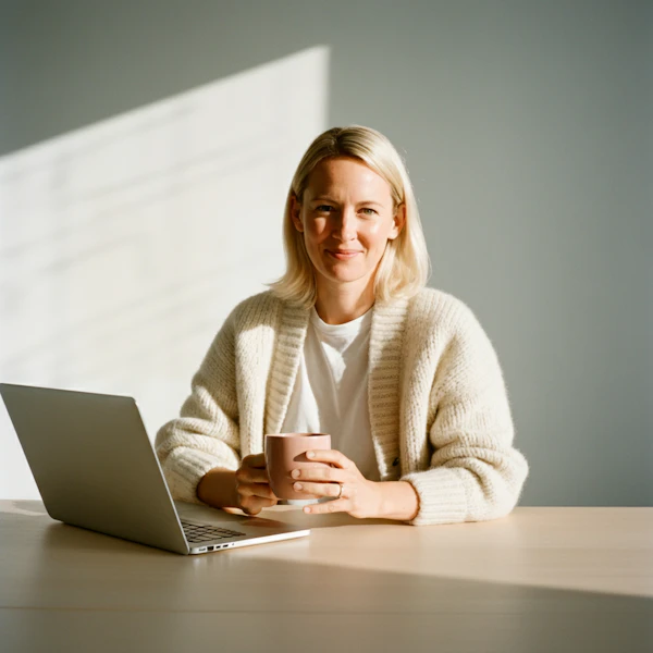 Woman with Laptop