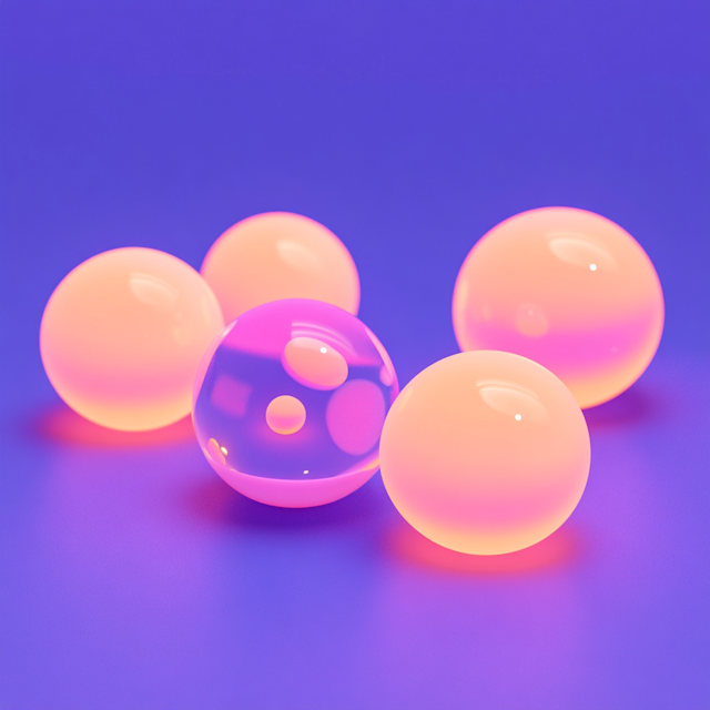 Translucent Spheres Art