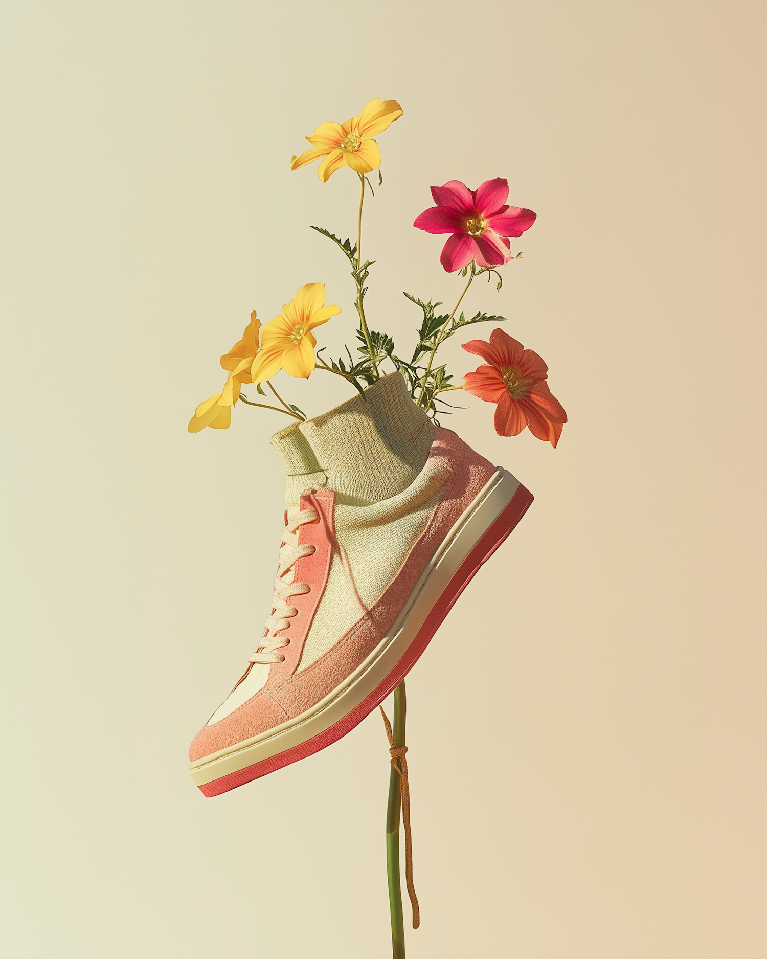 Floral Sneaker Art