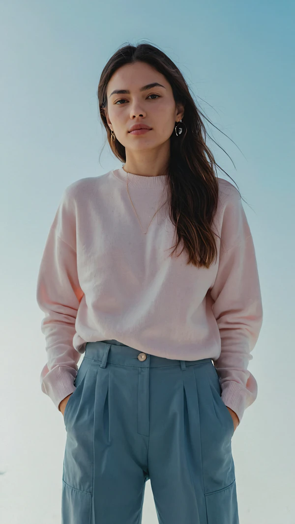 Serene Portrait of a Young Woman