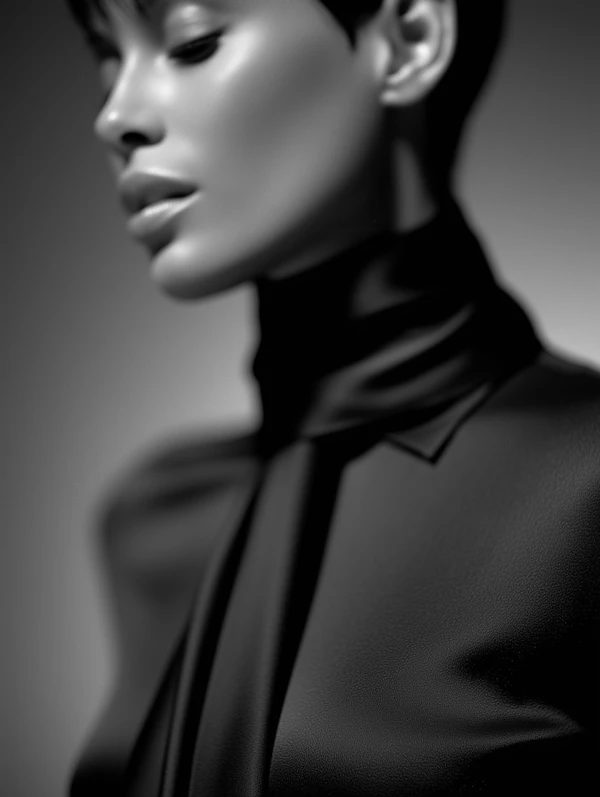 Black-and-White Portrait