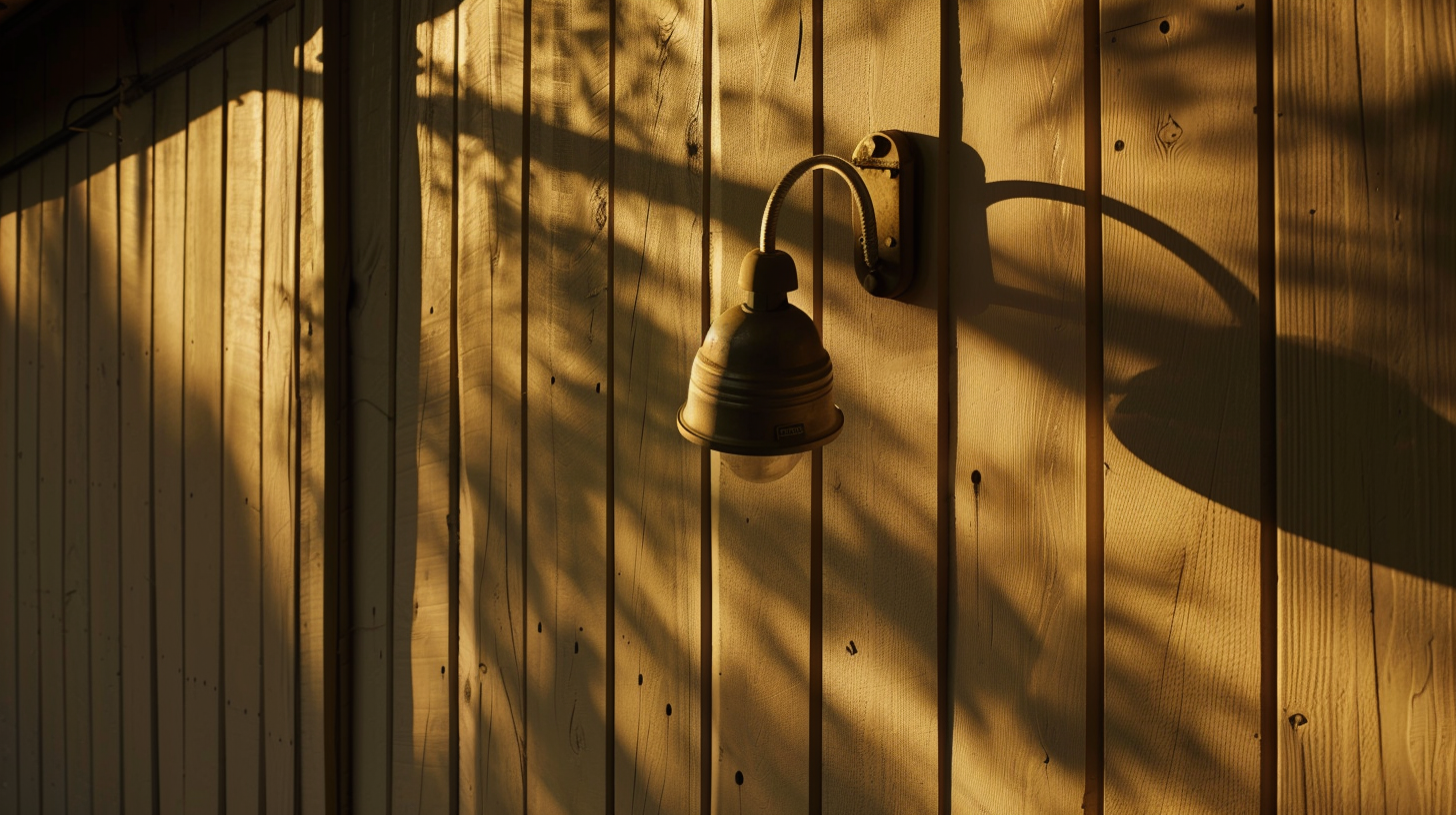 Rustic Outdoor Wall Light Photo on Lummi