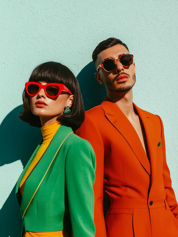 Stylish Duo Portrait