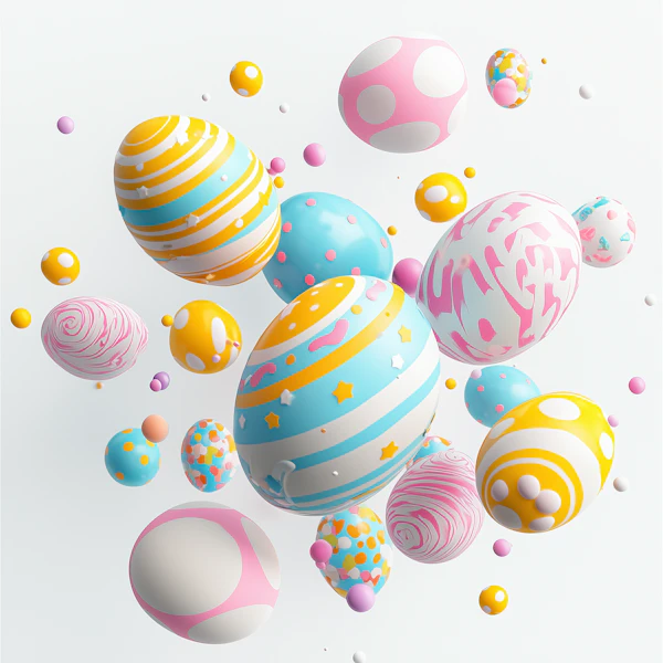 Colorful Easter Eggs