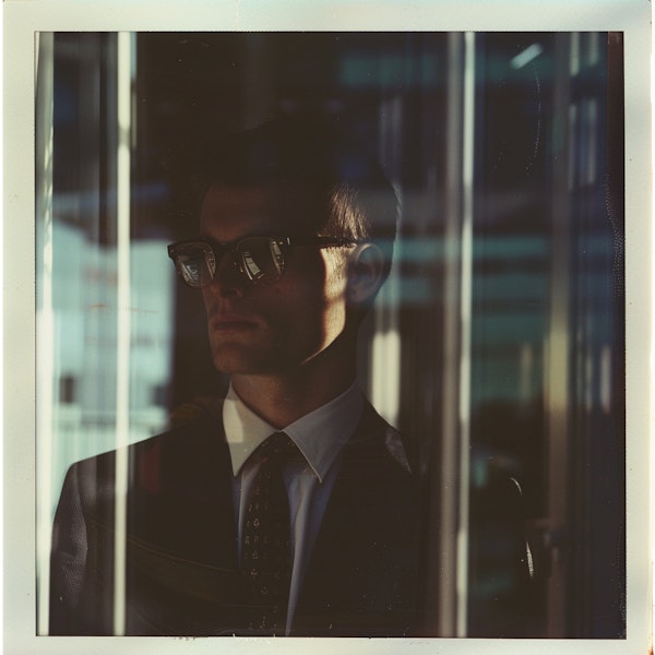 Contemplative Businessman in Urban Setting