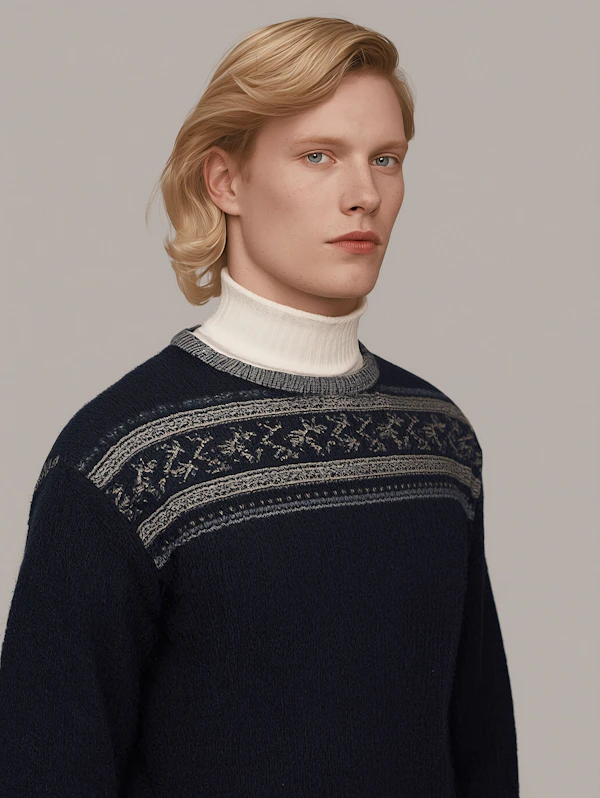 Elegant Sweater Portrait