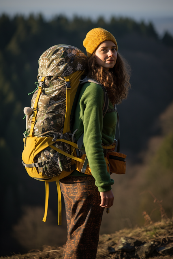 Serene Adventurer in Yellow